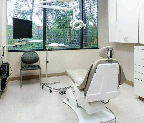 Dental exam chair