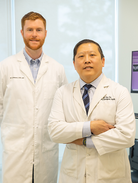 Houston oral surgeons Doctor Steve Koo and Doctor William Shepard