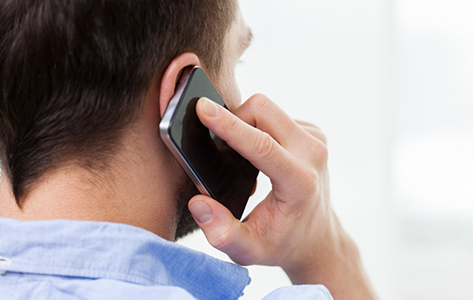 Man talking on the phone