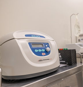 Microwave sized machine on a countertop