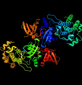 Illustration of several multicolored strands